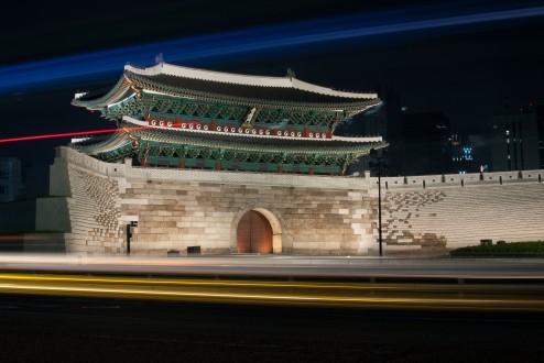 Sungnyemun at night